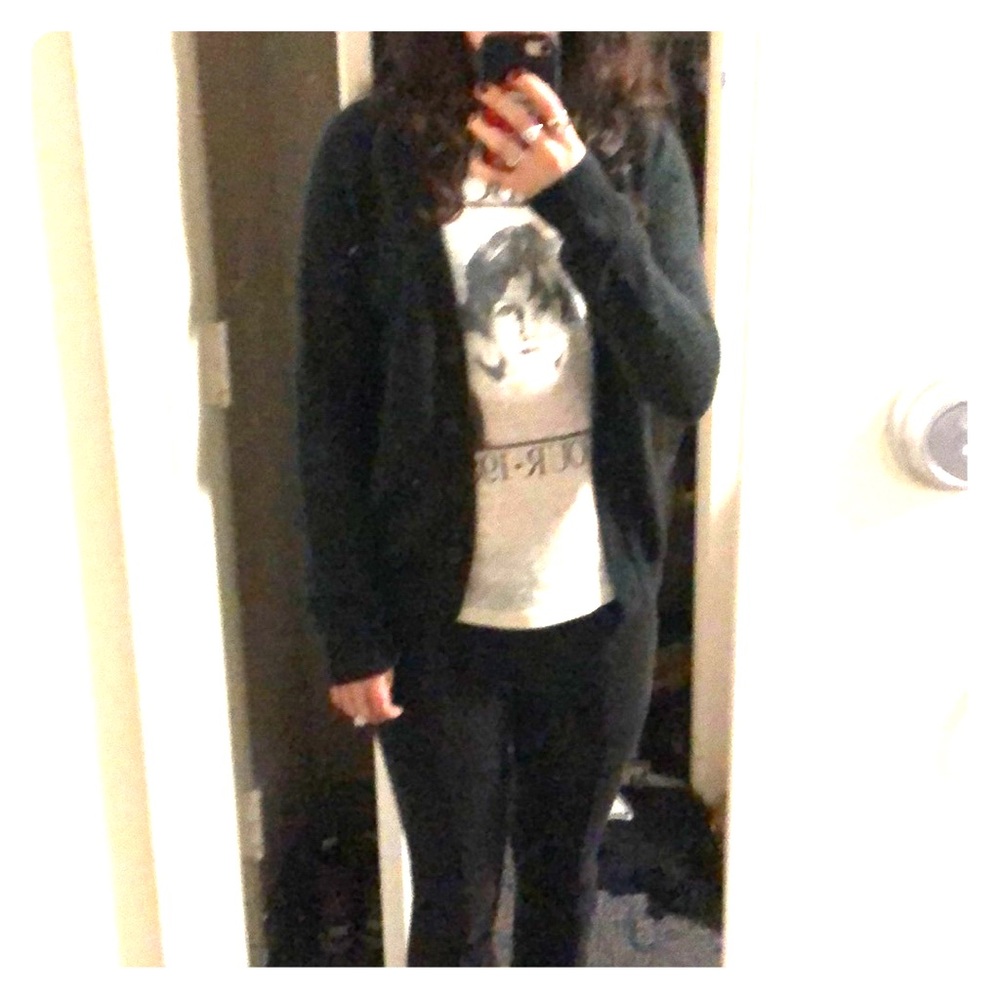 Charcoal grey knit sweater